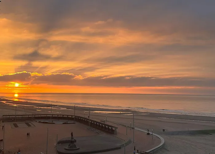 Genieten Van De Vlaamse Kust Met Prachtig Zeezicht
